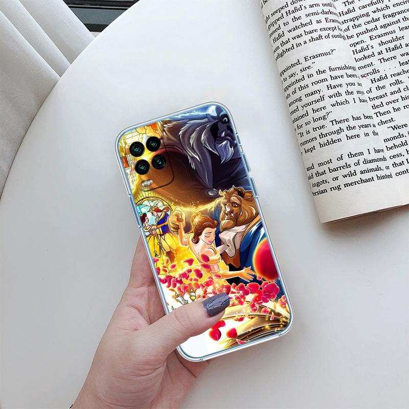 Beauty and the Beast Transparent Phone Case for Motorola Moto G7 G8 G9 G84 G85 G73 G24 G15 Z2 Play Power Plus