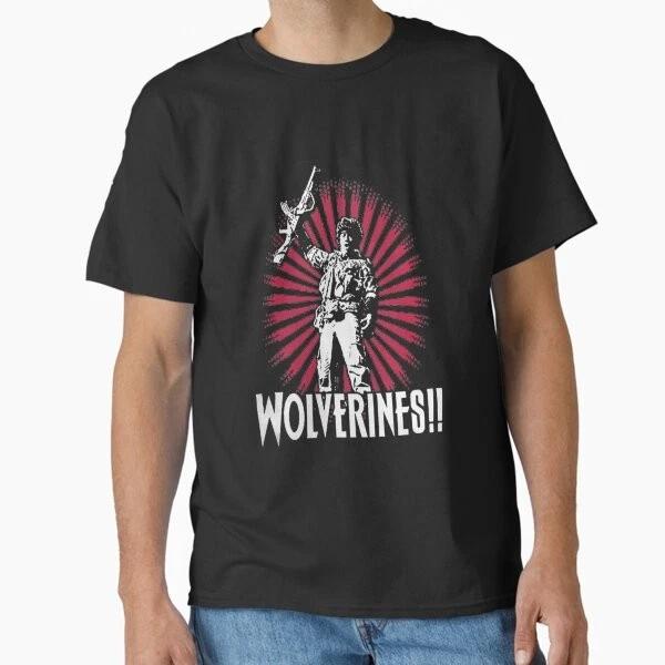 Wolverines Red Dawn 1984 Unisexs Classic Retro Cl Made In Usaaus Tshirt S2xl S