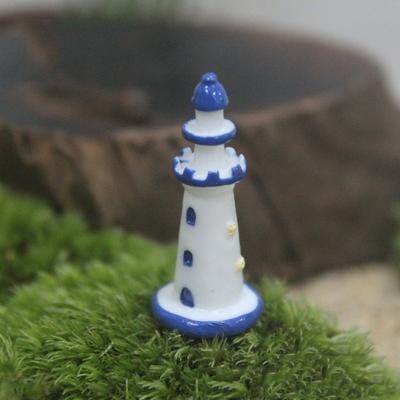 6 adet/takım Plastik Deniz Feneri Kulesi Mini Peri Bahçesi Minyatürleri Cüceler DIY Bonsai/ Teraryumlar/ Sukulentler/ Mikro Yosun Peyzaj Dekorasyonu