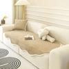 Nordic Irregular Shaped Sofa Mat Four Seasons Universal Sofa Towel Solid Color Thick Couch Cover for Living Room Sofa Decor