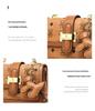 2025 Autumn/Winter Women's Retro High-End Print Crossbody Bag