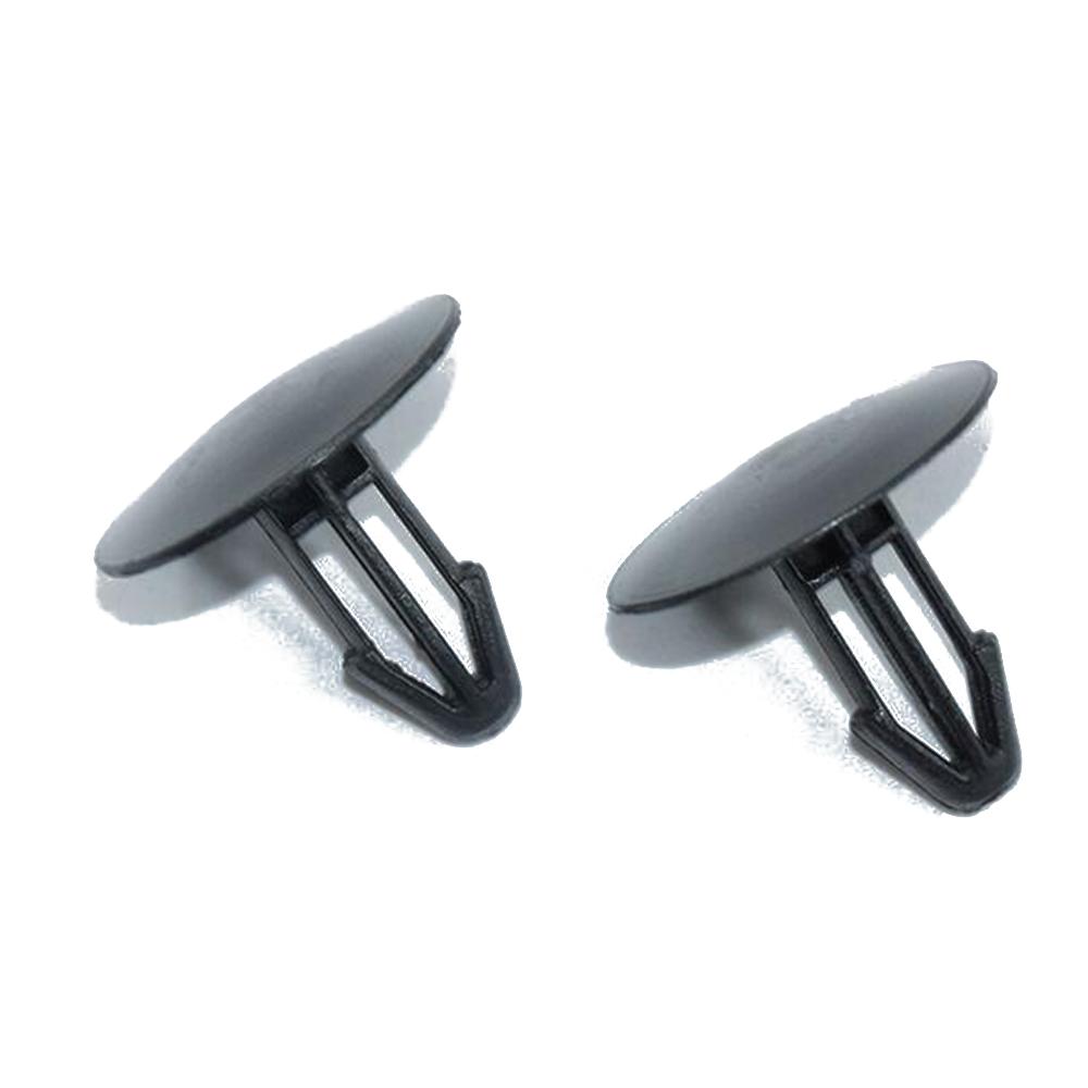 10pcs Fender-Upper Trim Clip Retainers Screws Black Fit For Honda Civic CRV RDX