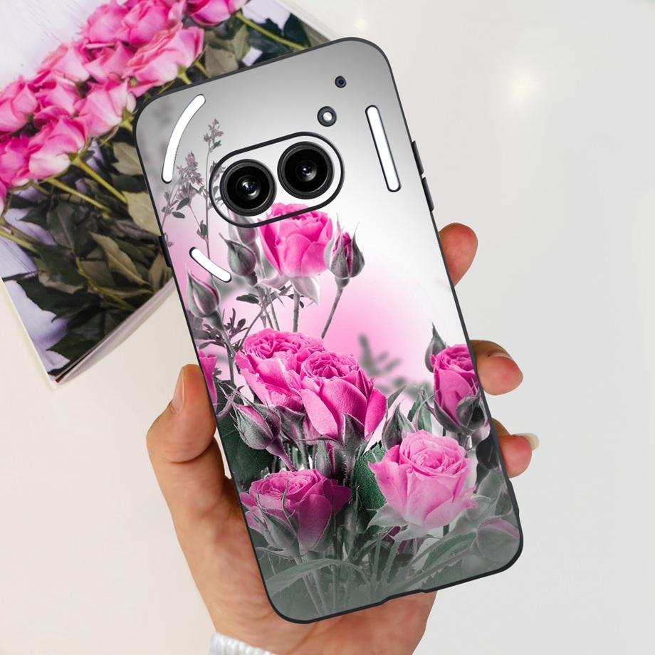 

For Nothing Phone 2a Case Coque Soft Silicone Back Cover For Nothing Phone 2 2a Plus Phone 1 Funda Flower Butterfly Love Heart Phone 2a ( 2a plus)