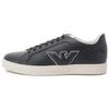 Leather Versatile Fashionable Comfortable Breathable Low-Top Sneakers 2.5cm Men Sneakers Blue X4X598XN633K568