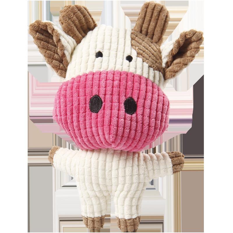 Pet Supplies: Cat and Dog Durable, Teething, Corn Fluff, Sound-sounding Companion Cartoon Plush Toys