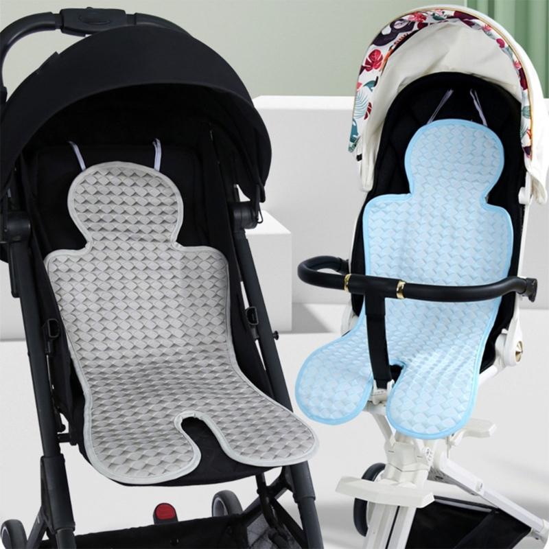 Universal Baby Cooling Pad Pushchair Seat Lining Soft & Breathable Pram Cushion Mat for Strollers and Dining Chair