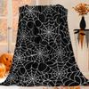 Halloween Spider Web Flannel Blanket Children Adult Gifts Blanket Office Blanket