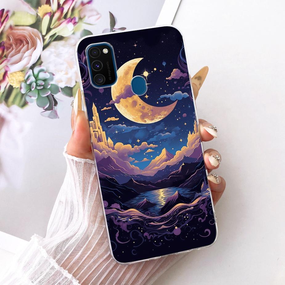 For Samsung Galaxy M21 Case SM-M215F New Fashion Painted Cover Soft Silicone Case For Samsung M21 2021 M 30 s Galaxy M30s Fundas