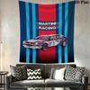 Lancia Martini Wall Tapestry Aesthetic Wall Hanging Printed Fabric Blanket Decorative Tapestries for Bedroom Living Room Home Decor