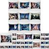 Brightly Colored Jujutsu Kaisen Anime Cushion Cover Ideal For Modern Home Decoration