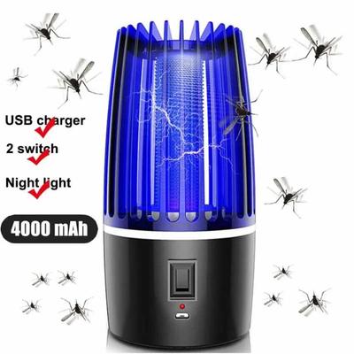 1 Stück Neu Zwei in Eins Elektrische Moskitoklappe USB Mückenlampe Außen Innen Leise Photokatalysator Mückenfalle