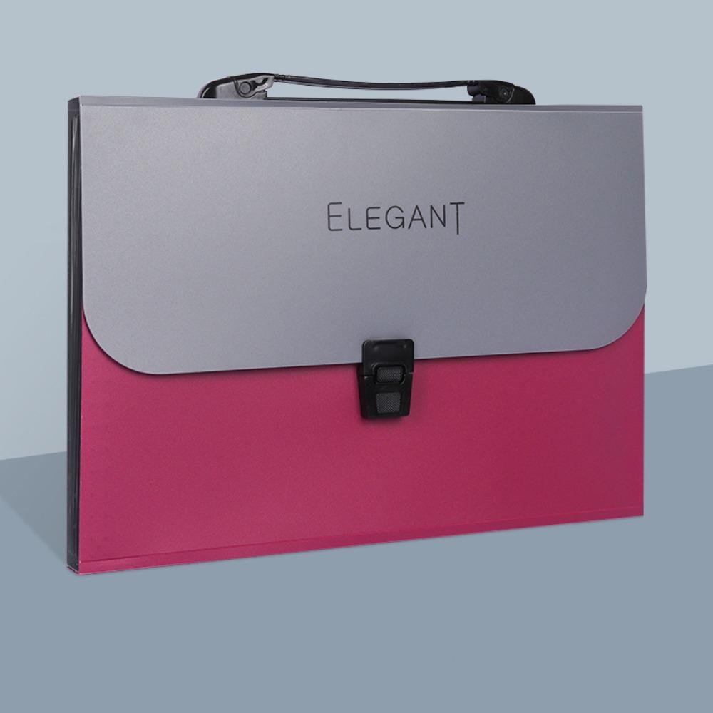 A4 Storage Briefcase 13 Layer Document Pack Portable Expanding File Folder