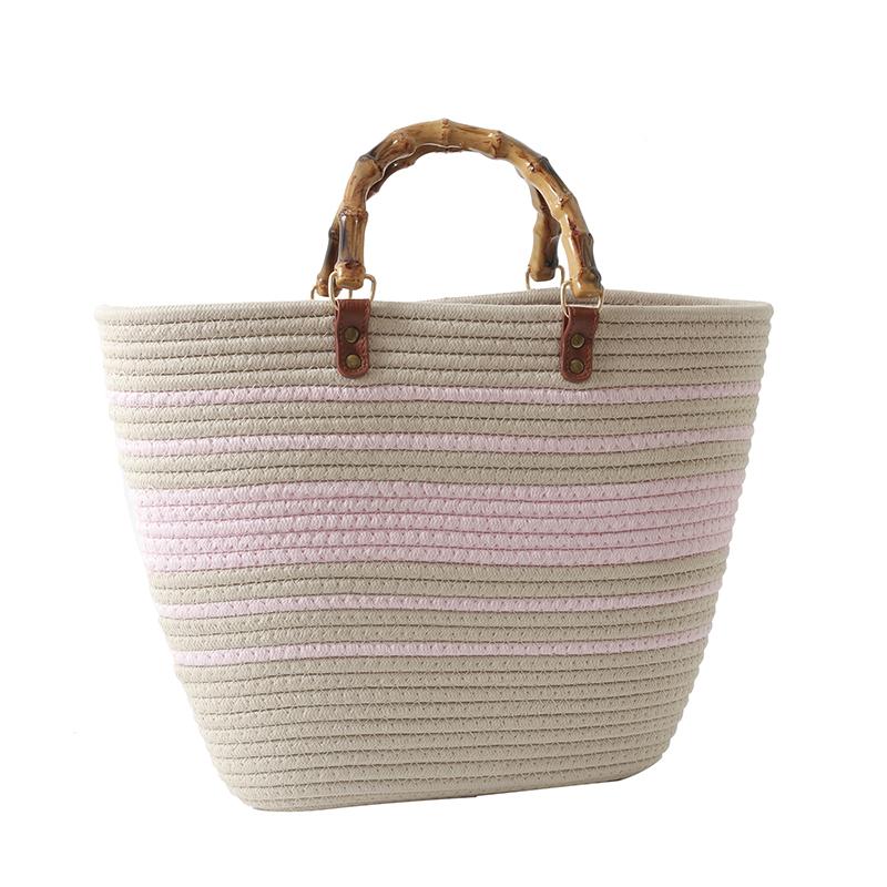 Stroh-Strandhandtaschen für Frauen Designer-Luxus-Häkeltaschen im Bohemia-Stil aus Raffia-Rattan mit großer Kapazität