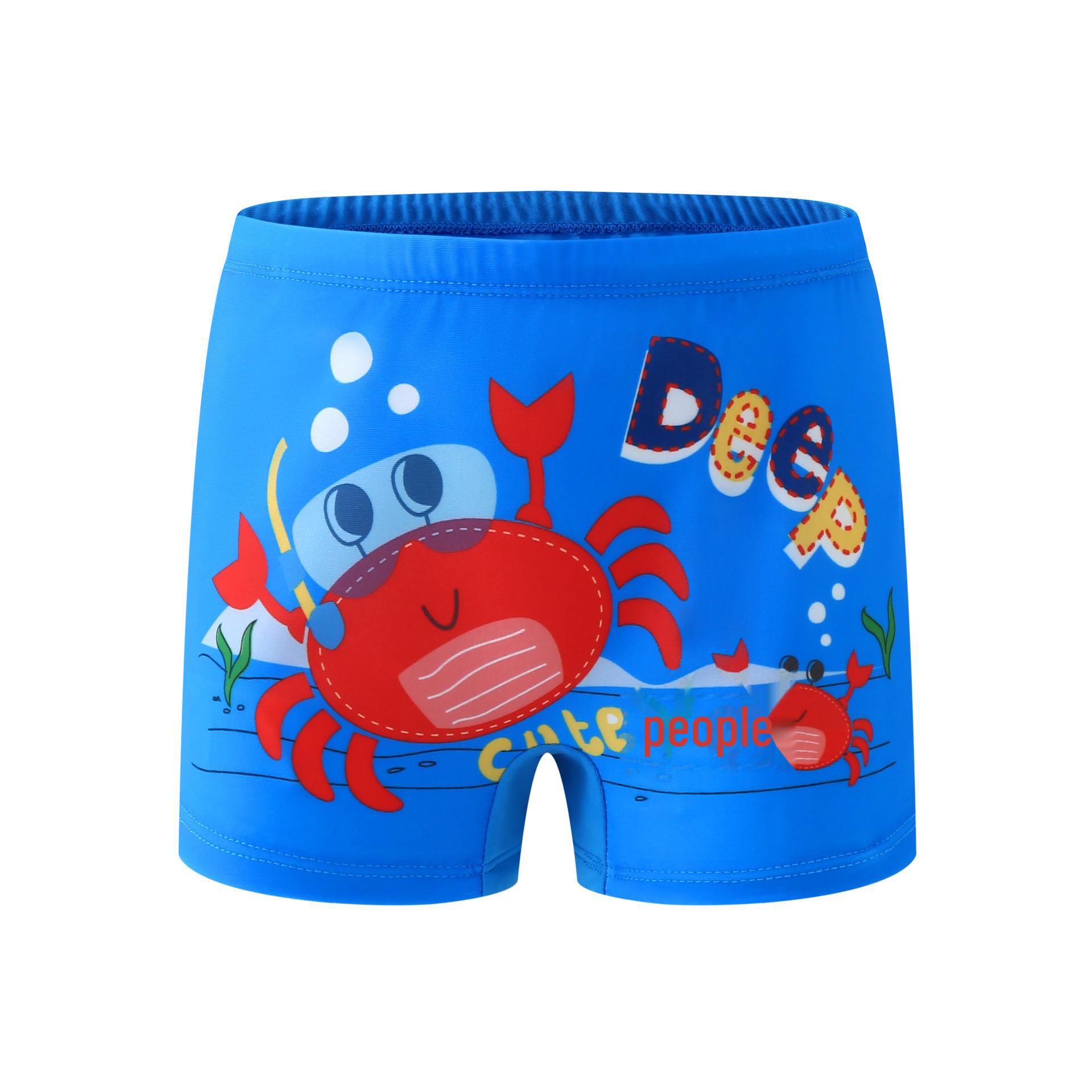 

Детский купальник с мультяшным принтом: Боксеры и шапочка для плавания для мальчиков Small (S)