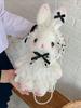 Lolita Plush Bunny Bag With Bow For Daily Use And Collectors Style
