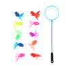 Villan Small World Mom Goldfish Set med 10 - Badande Lek Fiskmodell Flytande i vatten i århundraden koreanska barnleksaker