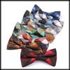 [White Fang] Bow Tie, Check Pattern, Polyester, FormalCasual, Stylish, Men's NC041 (Red)