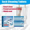 Jakehoe Sock Cleaning Tablets Gently Clean Socks of Stubborn Dirt, Stains and Odors with Multi-purpose Cleaning Tablets.