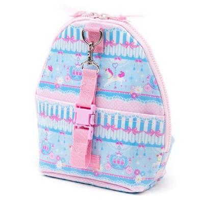 COLORFUL CANDY STYLE Mug Thick Baby Bottle Going Made In Lace Tulle and B2203900 Pouch, Pouch, Out, Japan, Merry-Go-Round (Light Blue)
