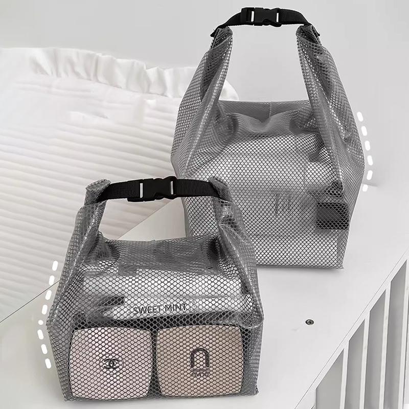 Waterproof Cosmetics Bag EVA Transparent Portable Make Up Storage Bag Toiletries Organizer Swimming Bag Water-proof Swimsuit Bag