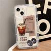 American Style Coffee Sports Case For iphone 17 16pro 15pro14 13 12 11 12pro 13pro max 14plus Silicone AntiFall Protective Cover