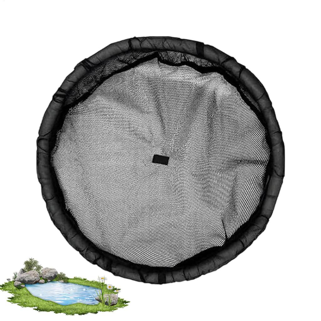 45cm Schwimmende Flora Fischbarriere Feines Netz Schwimmendes Teichpflanzengehege mit Hebering Runder Schutz-Schwimmendes Pflanzengehege
