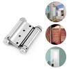 2Pieces Sturdy 3Inch Multifunctional Spring Hinges for Securerly Door Closures with Stylish Designs Daily Casual Use