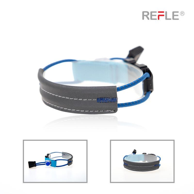 Refle Reflective Elastic Cycling Pant Leg Straps Adjustable Safety Ankle Bands For Road Mountain Bike Riders Night Riding