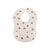 Waterproof Cotton Baby Apron: Stain-Resistant PU Reversible Bib with Pocket for Toddlers and Infants.