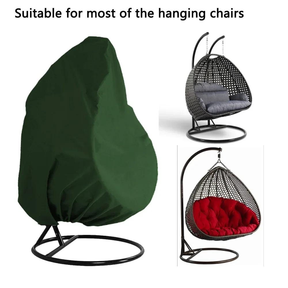 

Hanging Chair Cover with Anti UV Sun Protector Outdoor Garden Swing Egg Chair Waterproof Rattan Seat Furniture Cover kitchenaid 190x115cm