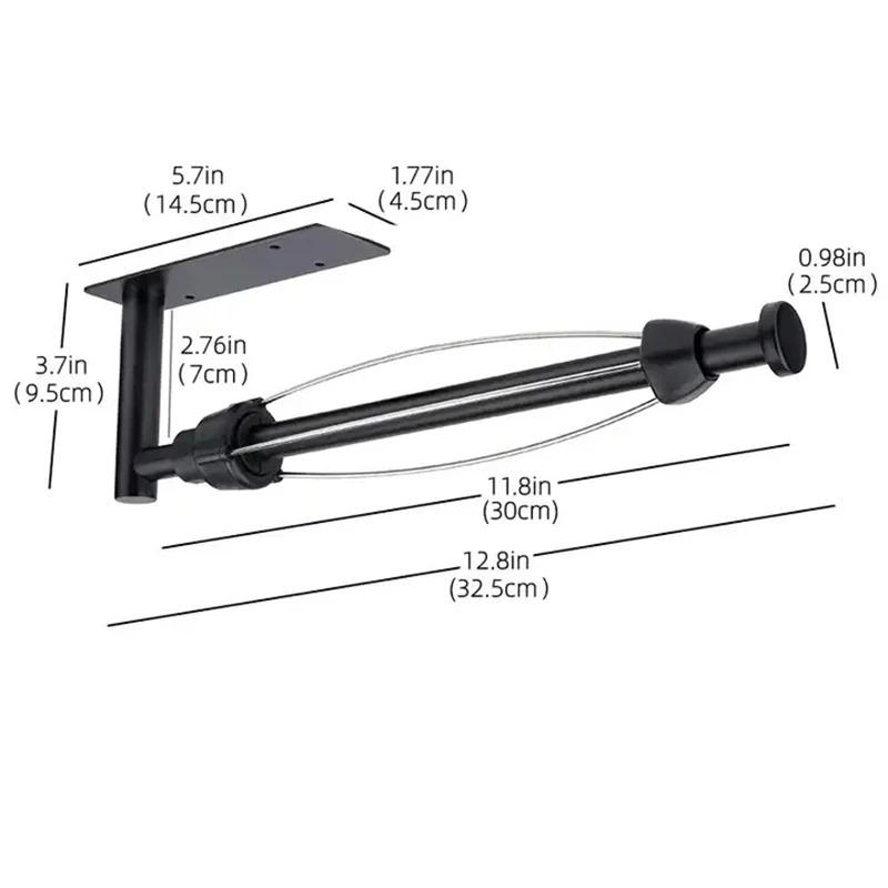 

Тримач для паперових рушників з нержавіючої сталі. Тримач для туалетного паперу для ванної кімнати, що не пробивається, Стелаж для зберігання Кухонний органайзер Клейке кріплення на стіну