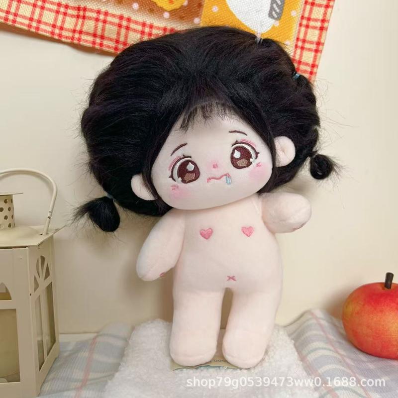 Kawaii IDol Doll 20cm Anime Plush Star Dolls Stuffed Customization Figure Toys Cotton Baby Plushies Toys Kids Collection Gifts