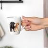 3x Mugs Dogs Puppies Set of Mugs for Drinking Coffee Tea Herbs As a Gift