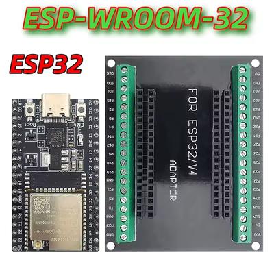 Carte de développement ESP32 Module compatible WiFi+Bluetooth Carte de développement ESP32 WROOM-32D Faible consommation d'énergie pour la maison intelligente
