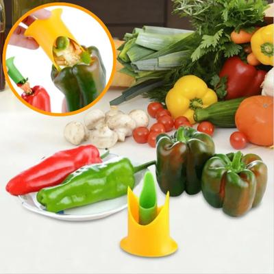 Kráječ Kráječ na zeleninu Náhodný Paprika Ovoce Nástroje Vaření Zařízení Kuchyň Odstraňovač semen Kreativní Vykrajovač Vykrajovací Gadget
