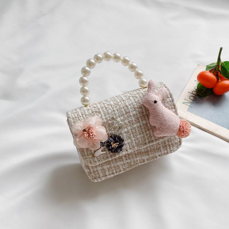 Adorable Korean Style Mini Pearl Children's Purse With Waterproof Features