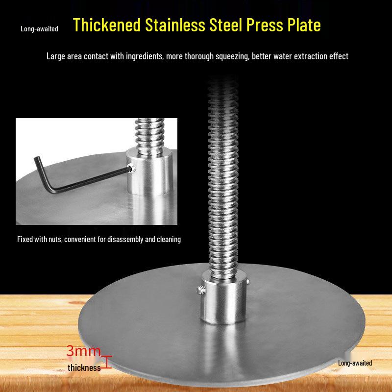 304 Stainless Steel Juicer and Vegetable Pulp Separator - Dumpling Maker, Soy Milk Drainer & Dehydrator