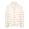 XL large size catty fat mother light down jacket new stand-up collar short white duck down warm jacket