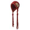 Keep Warm Knitted Hat with Long Tassels Harajuku Designed Ear Protection Hat  Daily