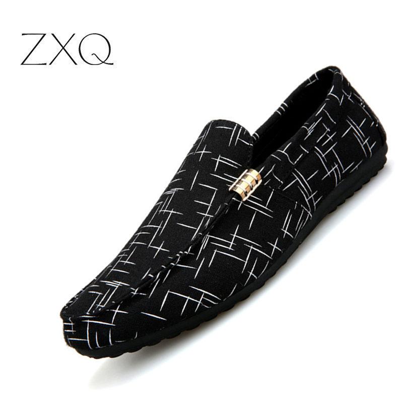 Men Loafers Men Shoes Casual Shoes 2024 Spring Summer Light Canvas Youth Shoes Men Breathable Fashion Flat Footwear