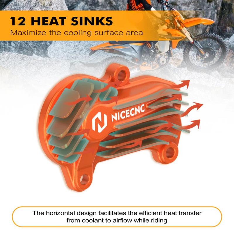 NICECNC For KTM EXC 300 250 XC-W 2020-2023 Water Pump Cover For KTM SX 250 XC 300 2019-2022 Husqvarna TE 300 GasGas EC 300