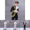 Child Boy Prince Costume With Luxurious Gold Flower Details Perfect For Fairytale Themed Events