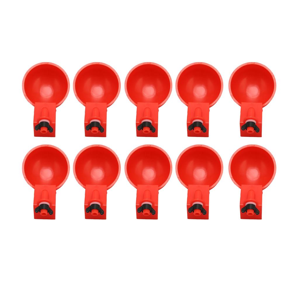 10Pcs Automatic Chicken Water Cups Adjustable Water Volume Prevent Deformation Thread Chicken