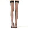 Summer Transparent Nylon Socks Sheer Silk Thigh High Stockings Solid Color Over The Knee Stockings JK Students Stockings