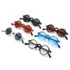  New Retro Fashion Small Frame Round Women Sunglasses Luxury Rivet Casual Men Sun Glasses UV400