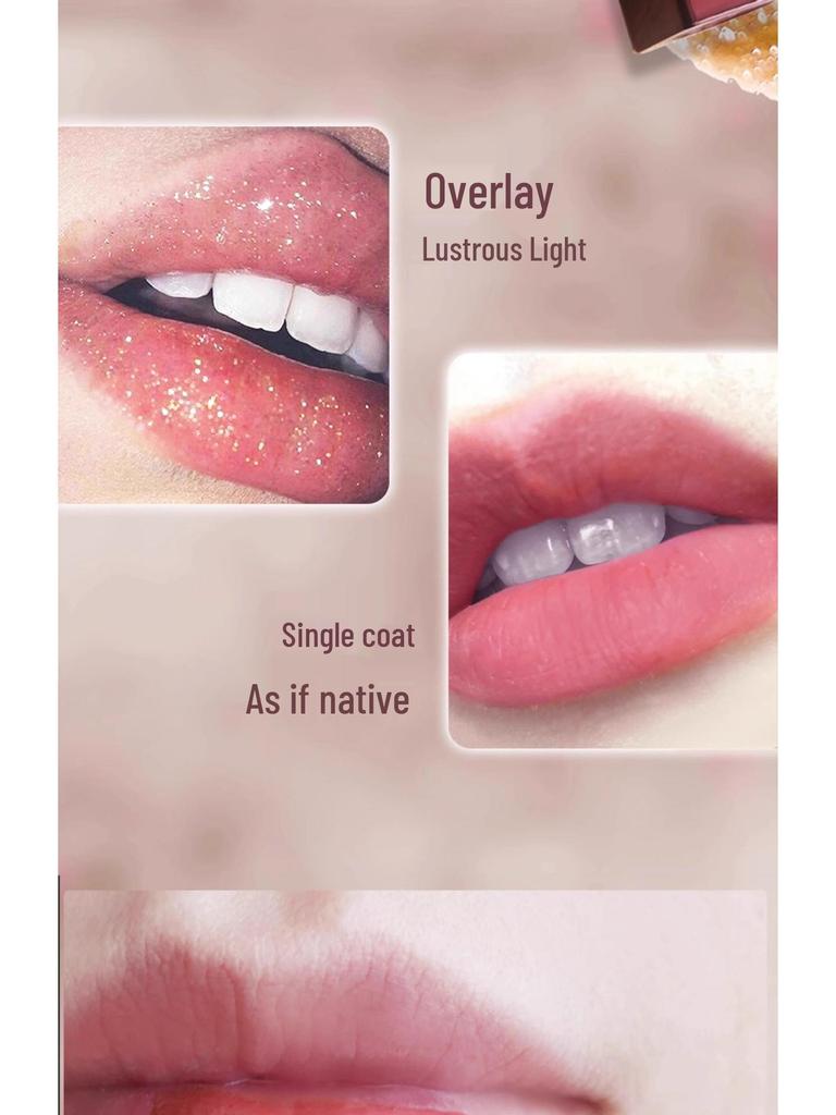 Haggard Black Ash Dual-Ended Lip Glaze & Matte Lipstick Combo - Versatile Nude Lip Gloss & Matte Finish