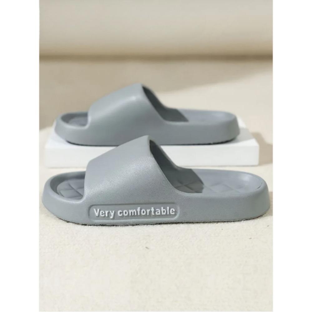 

Модные мужские летние легкие домашние сандалии из ЭВА, тапочки, мужские тапочки, уличные студенческие женские удобные шлепанцы 44-45 серый