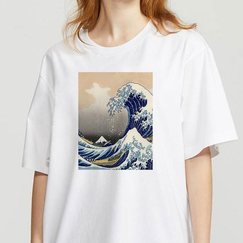 Dámské tričko s potiskem a krátkým rukávem, dámské oblečení