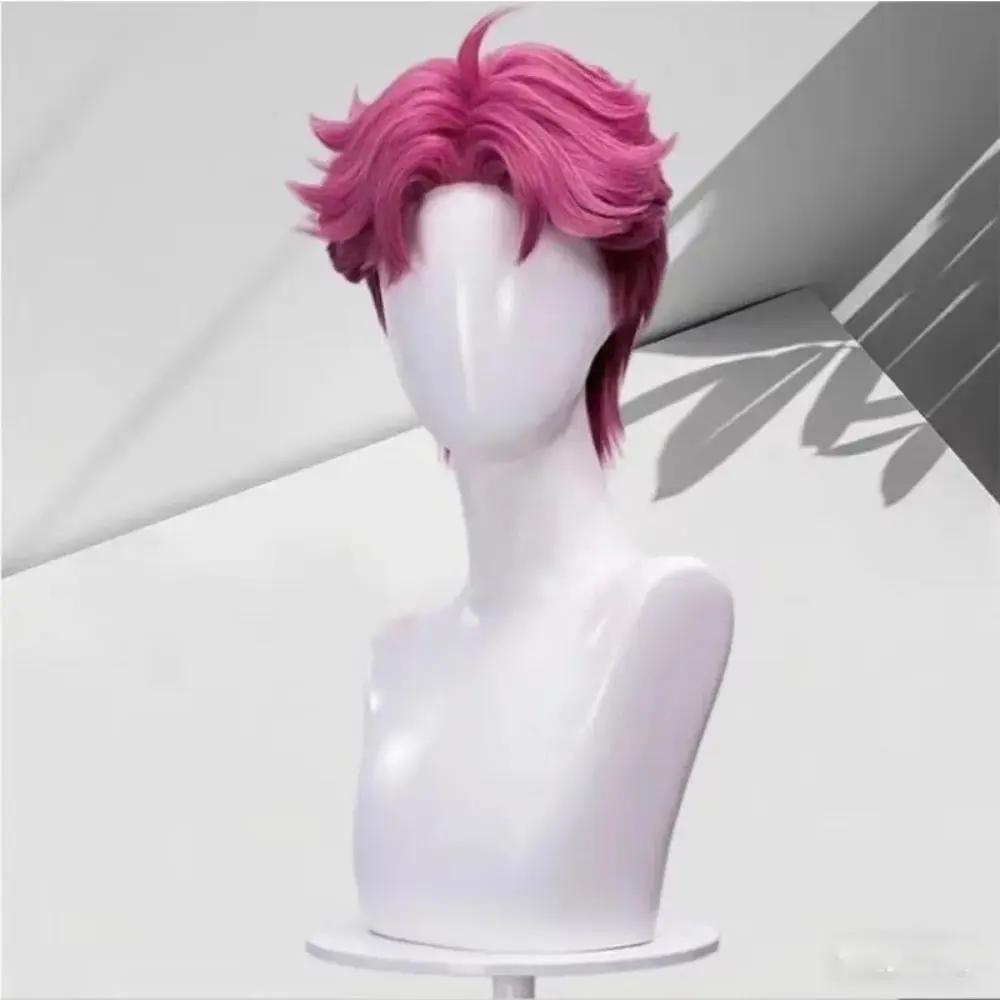 Kpop Demon Hunters Saja Boys Jinu Baby Abby Mystery Romance Cosplay Wig for Men Hair With Free Wig Cap Halloween Accessories