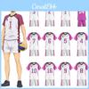 Haikyuu Shiratorizawa Volleybal Kostuum Casual Comfortabel 2-delige Sportpak Set
